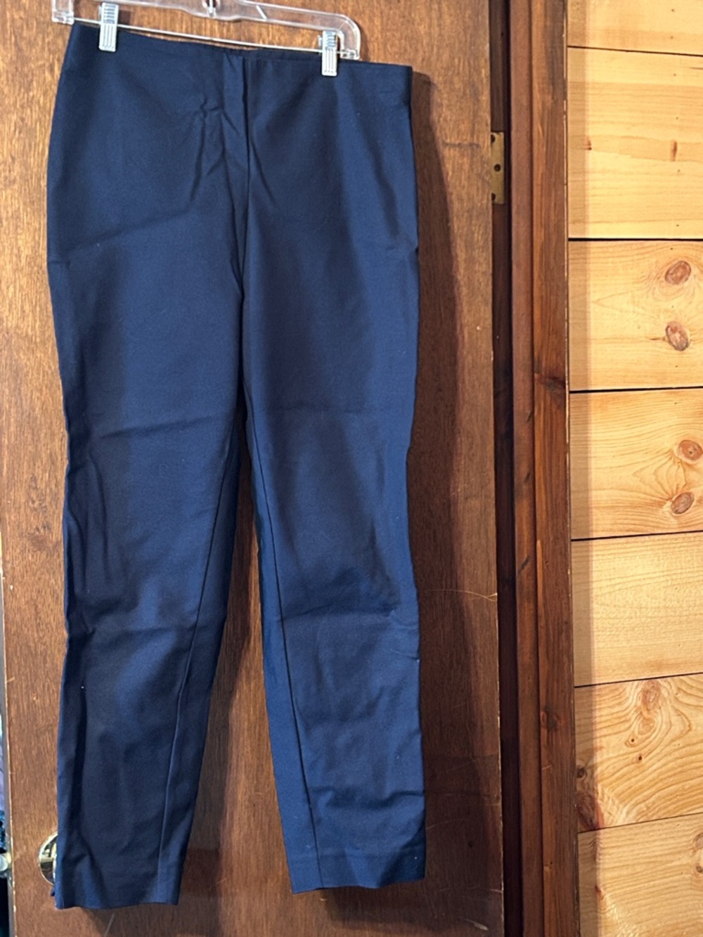 ecru Dark Navy Pants Sz 10
